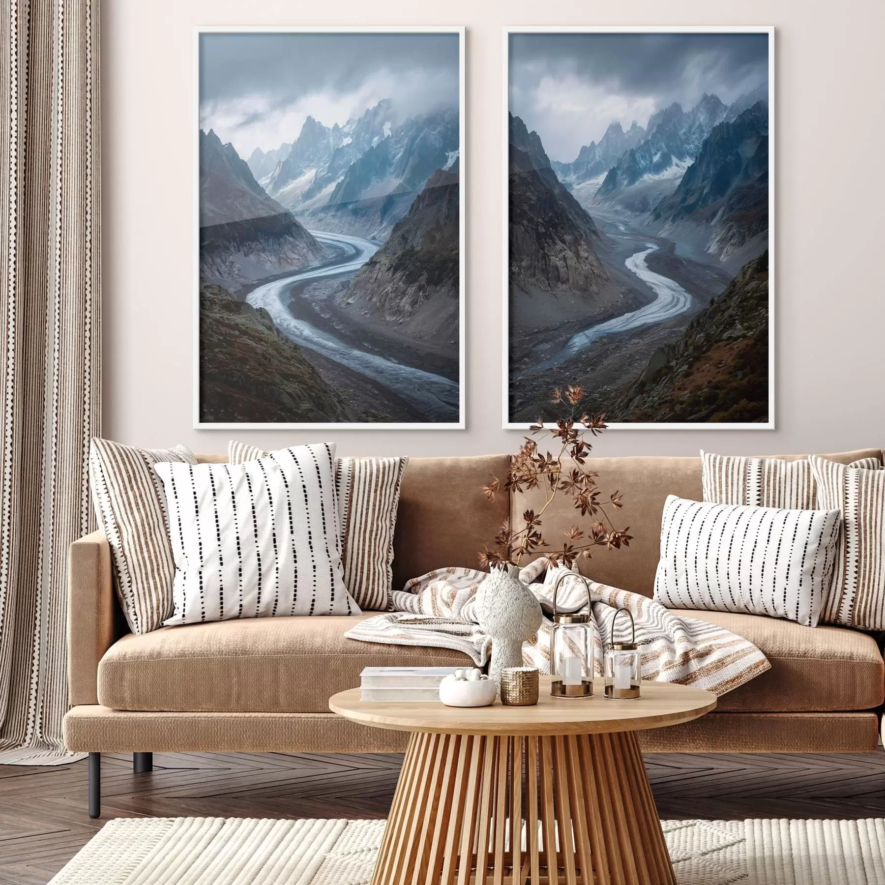 fotószőnyeg hegyvidéki táj felhőkkel d01180