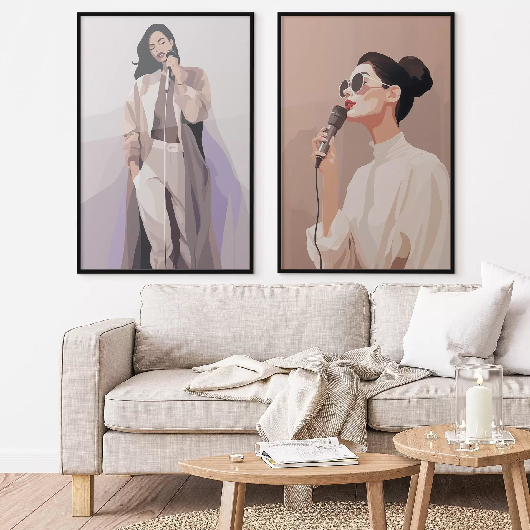 fotószőnyeg Énekes d01191