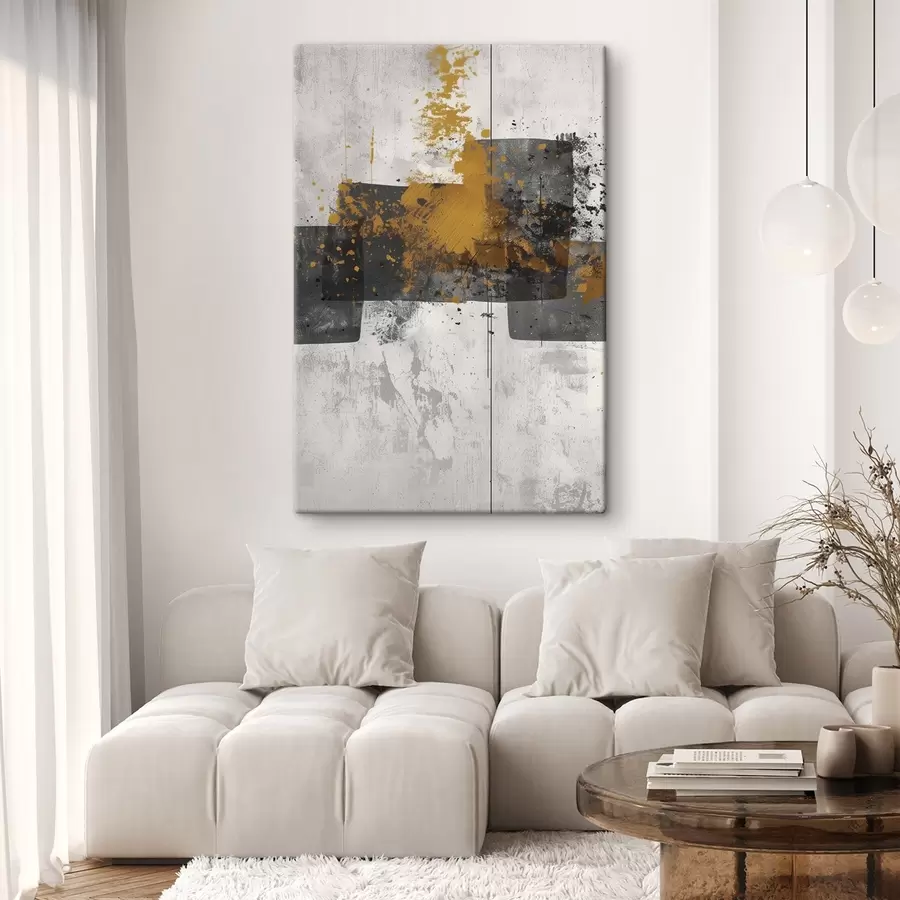 fotótapéta Absztrakt formák beton háttér előtt s47636