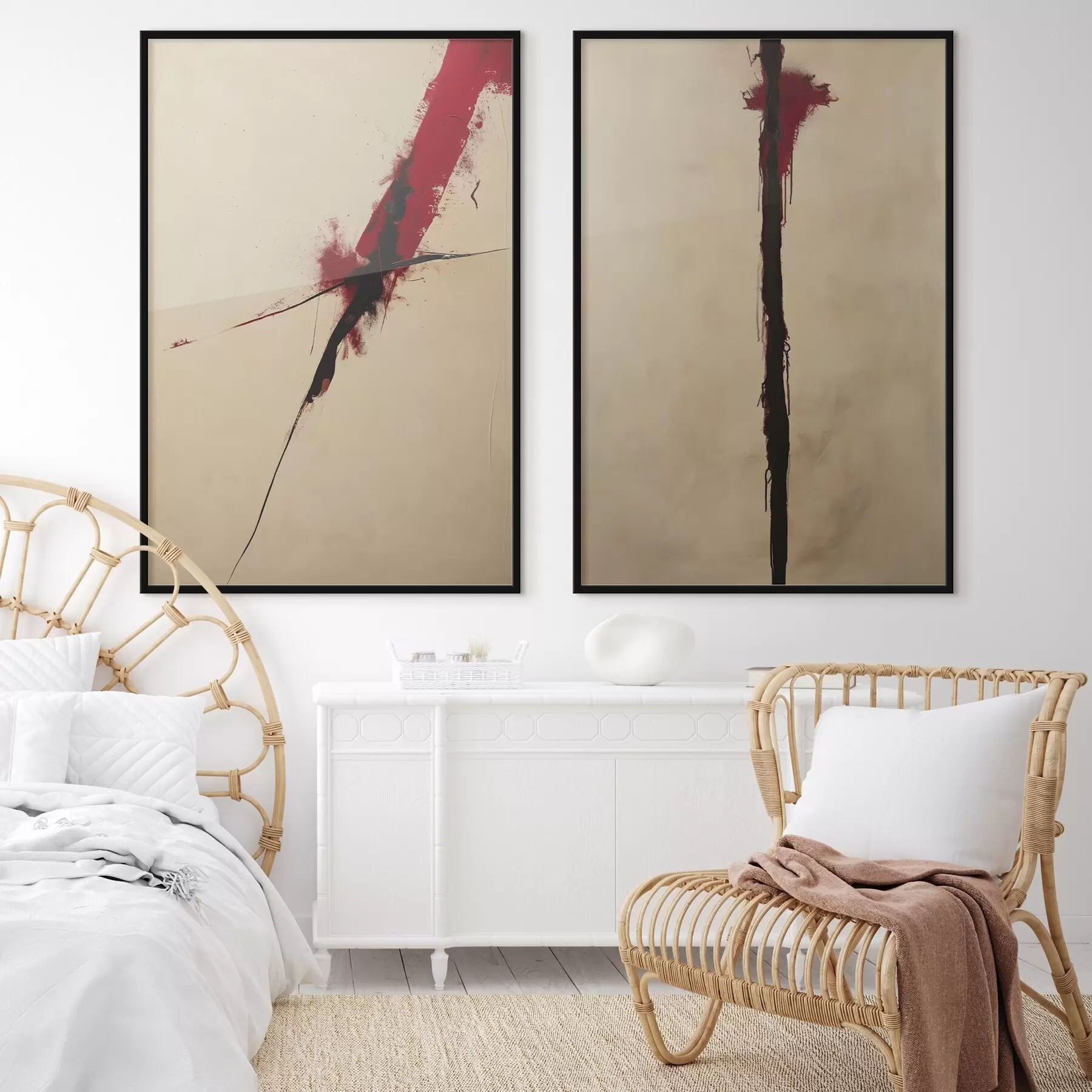 fotószőnyeg Vörös absztrakció d01215