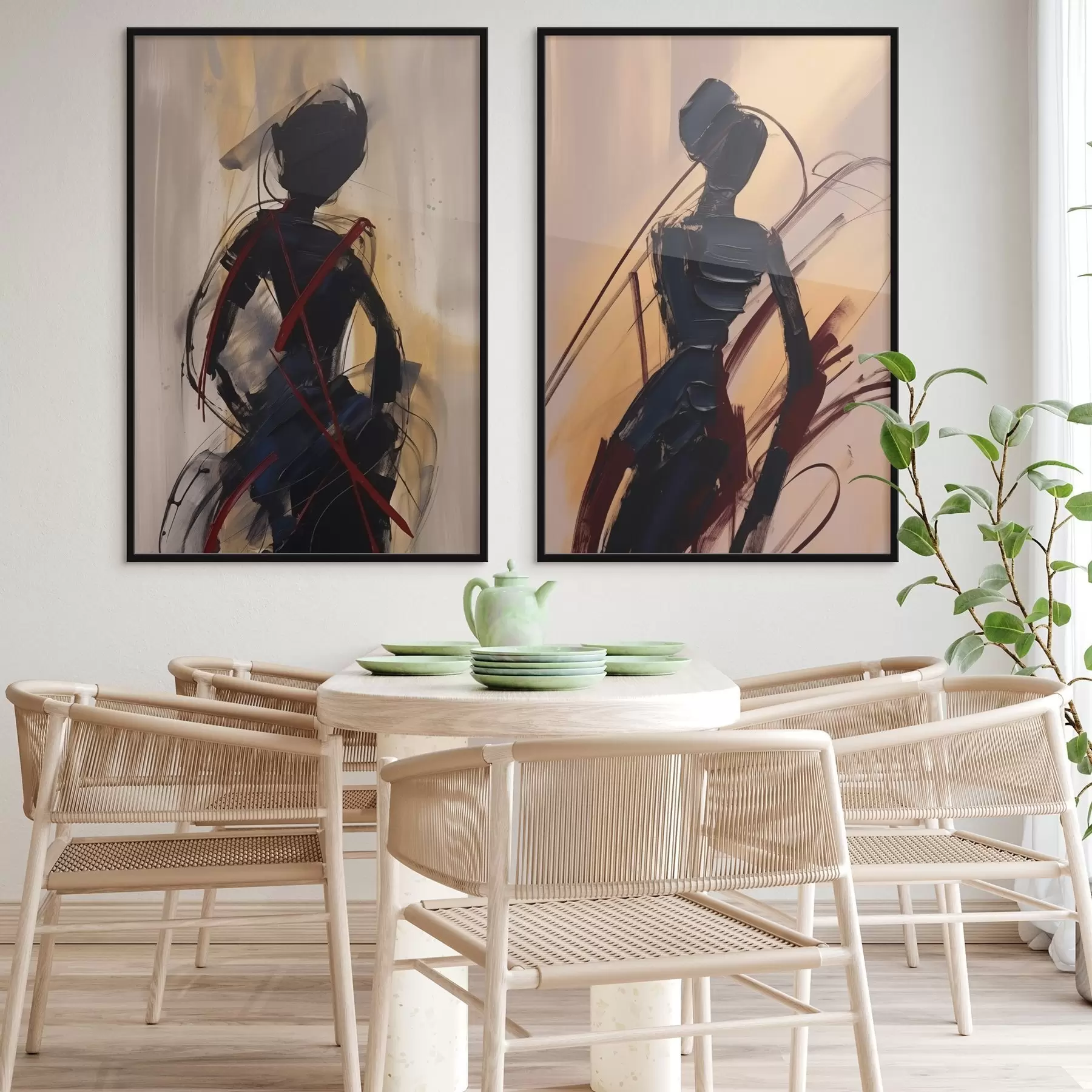 fotószőnyeg Absztrakt sziluettek d01194