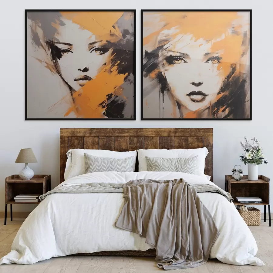 fotószőnyeg Absztrakt portrék d01197