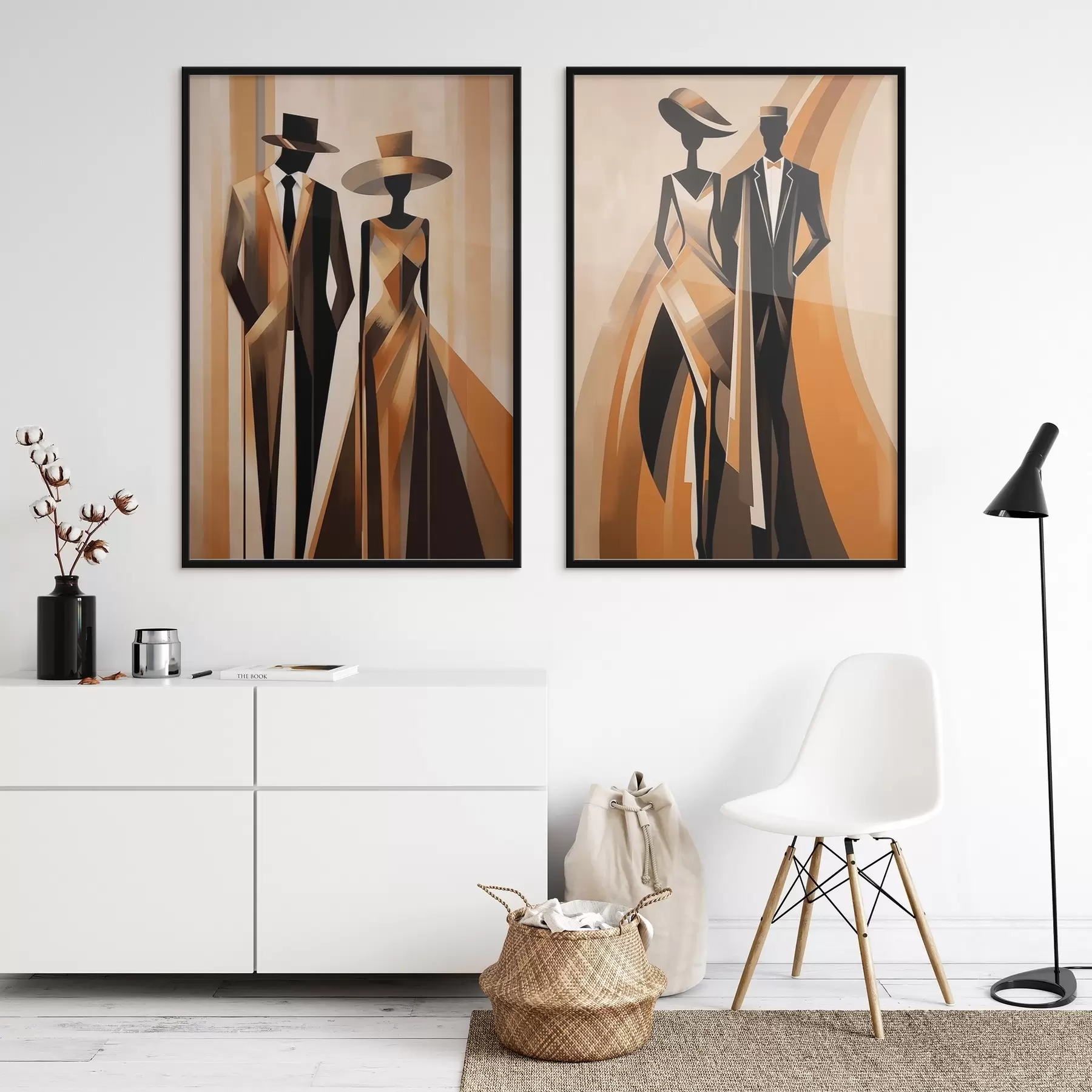 fotószőnyeg Absztrakt pár d01200