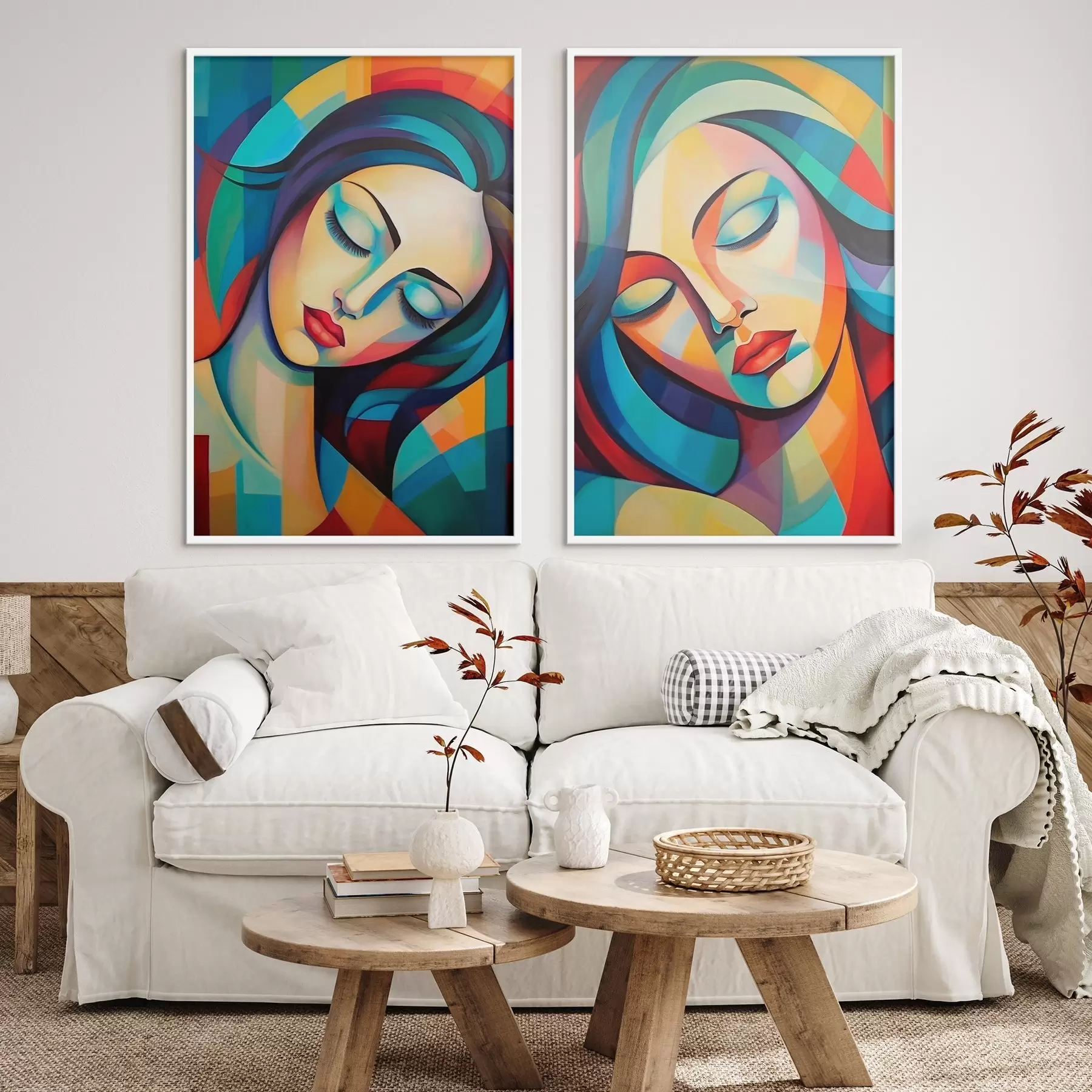 fotószőnyeg Absztrakt portrék d01203