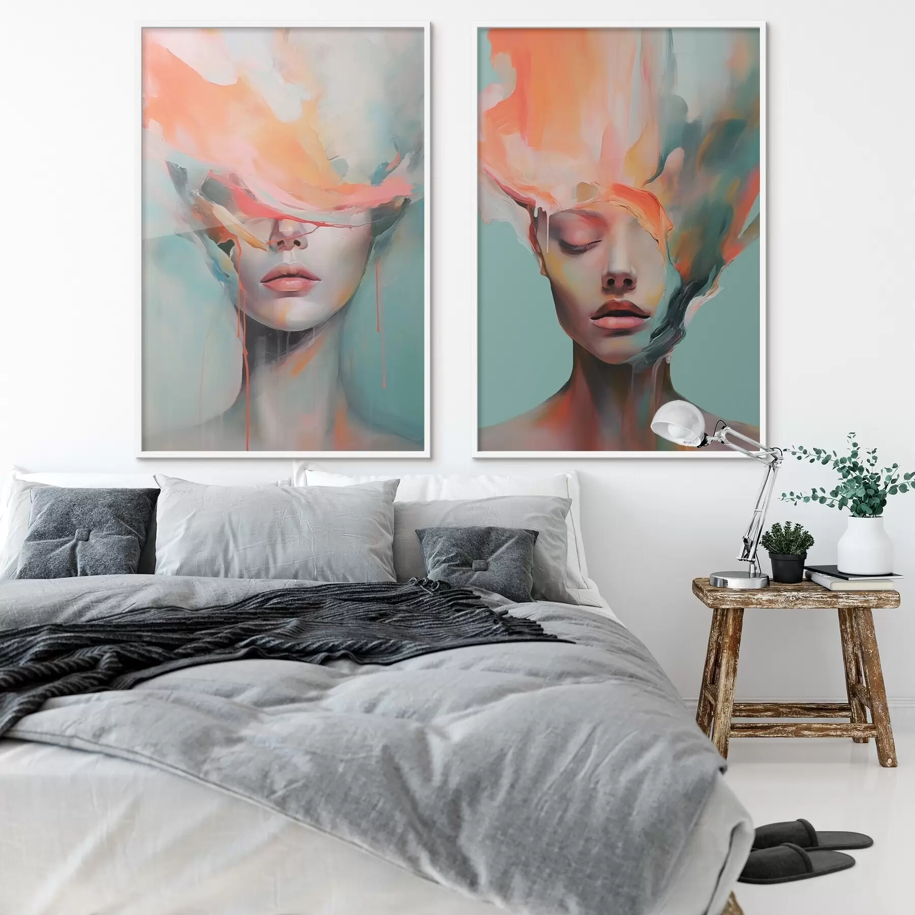 fotószőnyeg Absztrakt portrék d01211