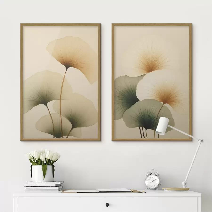 fotószőnyeg Ginkgo levelek d01213