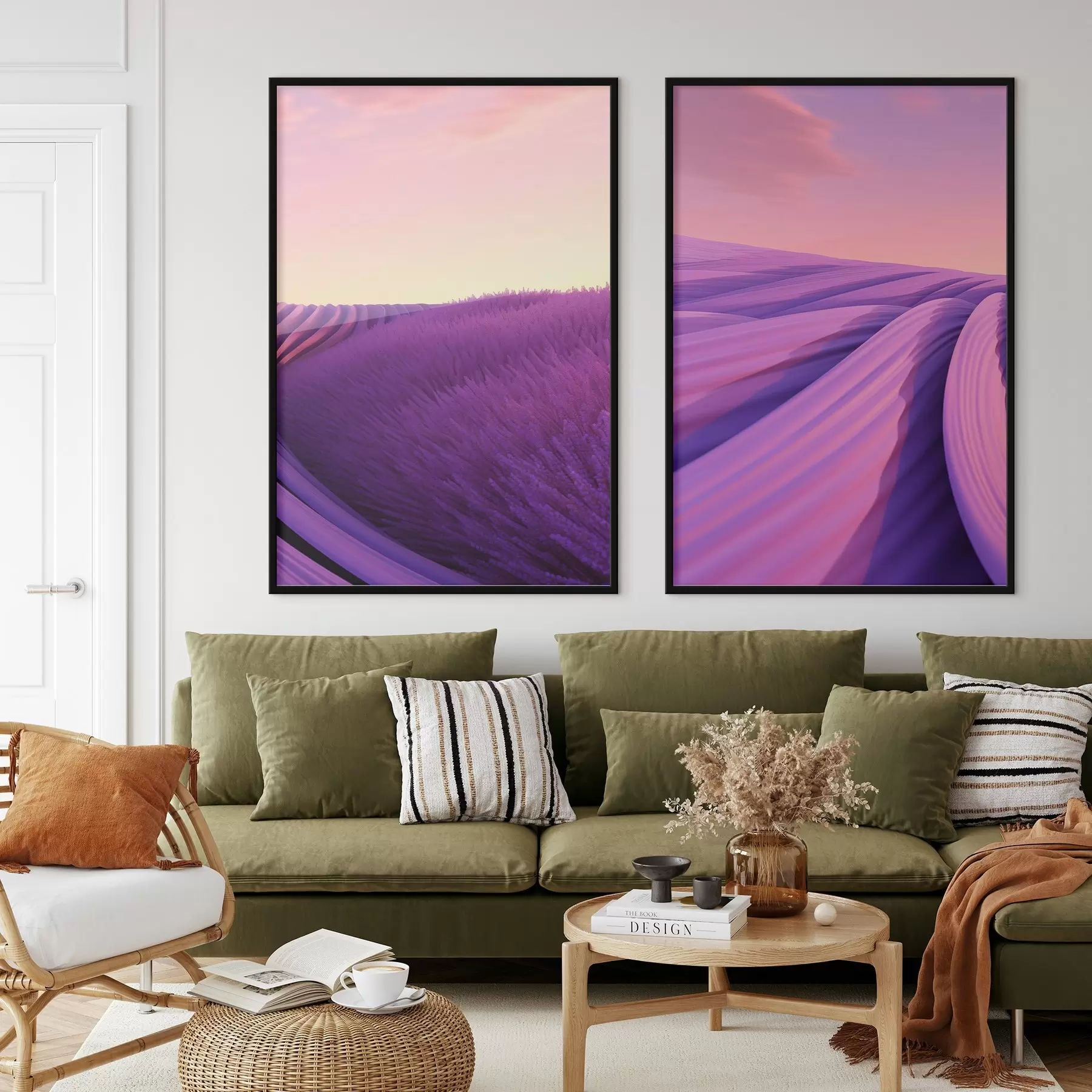 fotószőnyeg Levendula mező, absztrakt d01250