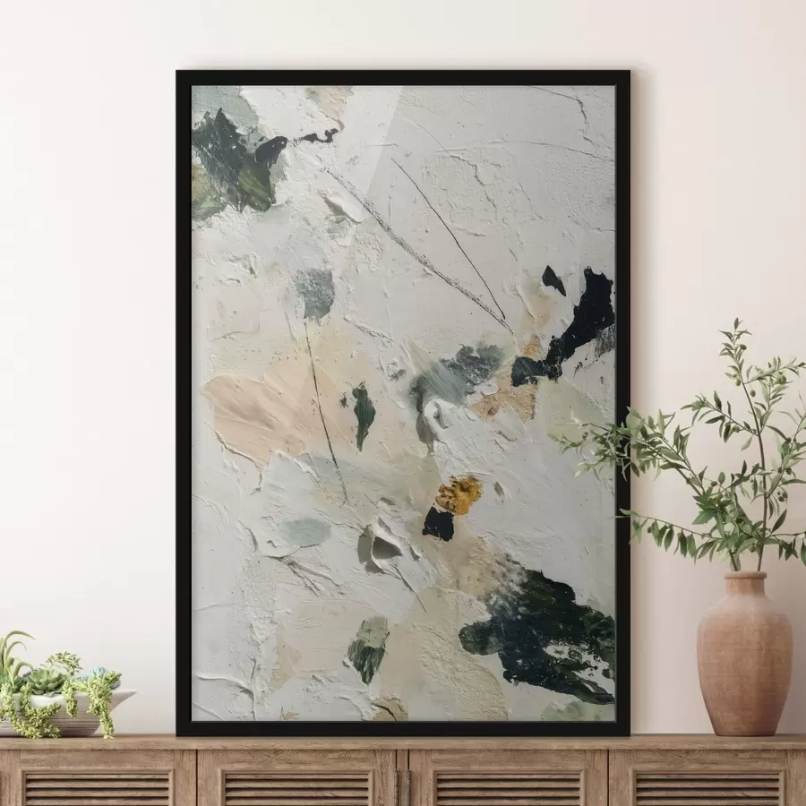 fotószőnyeg Kifejező jelenet, többrétegű textúrával és pasztell színpalettával, olajfestmény stílusban f46961