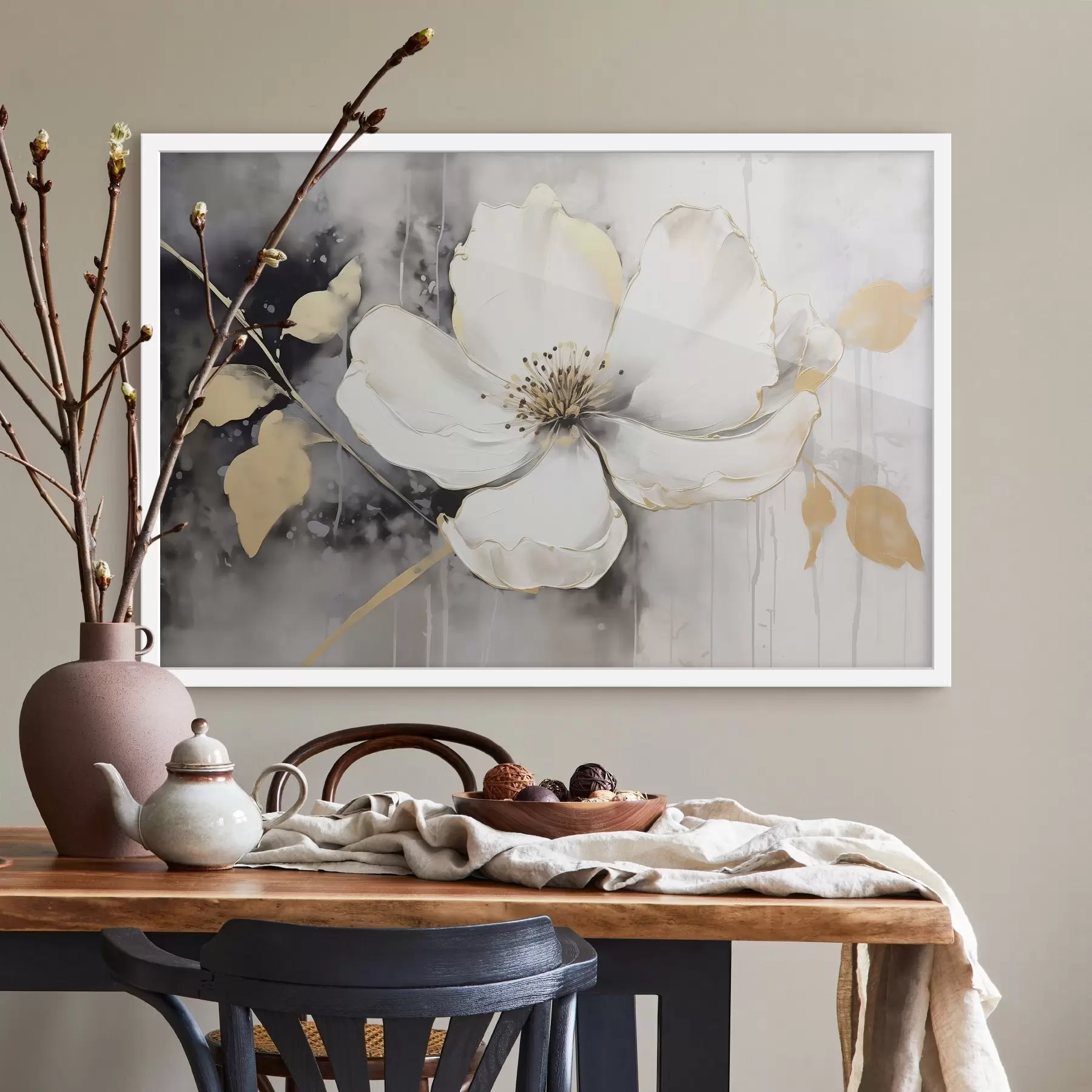 fotószőnyeg Nagy absztrakt virág f47643