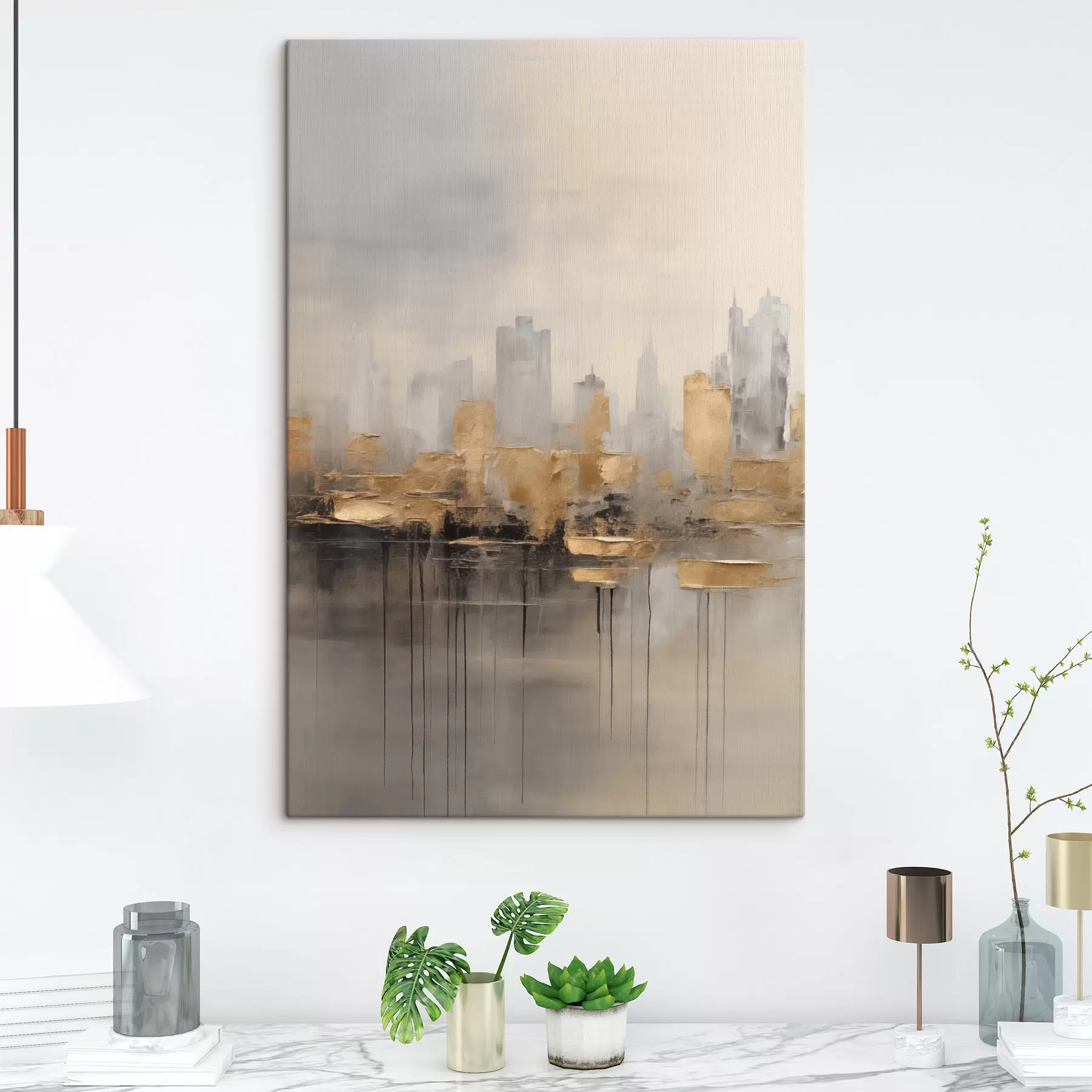 fotótapéta Egy város csendes árnyékokban s47672