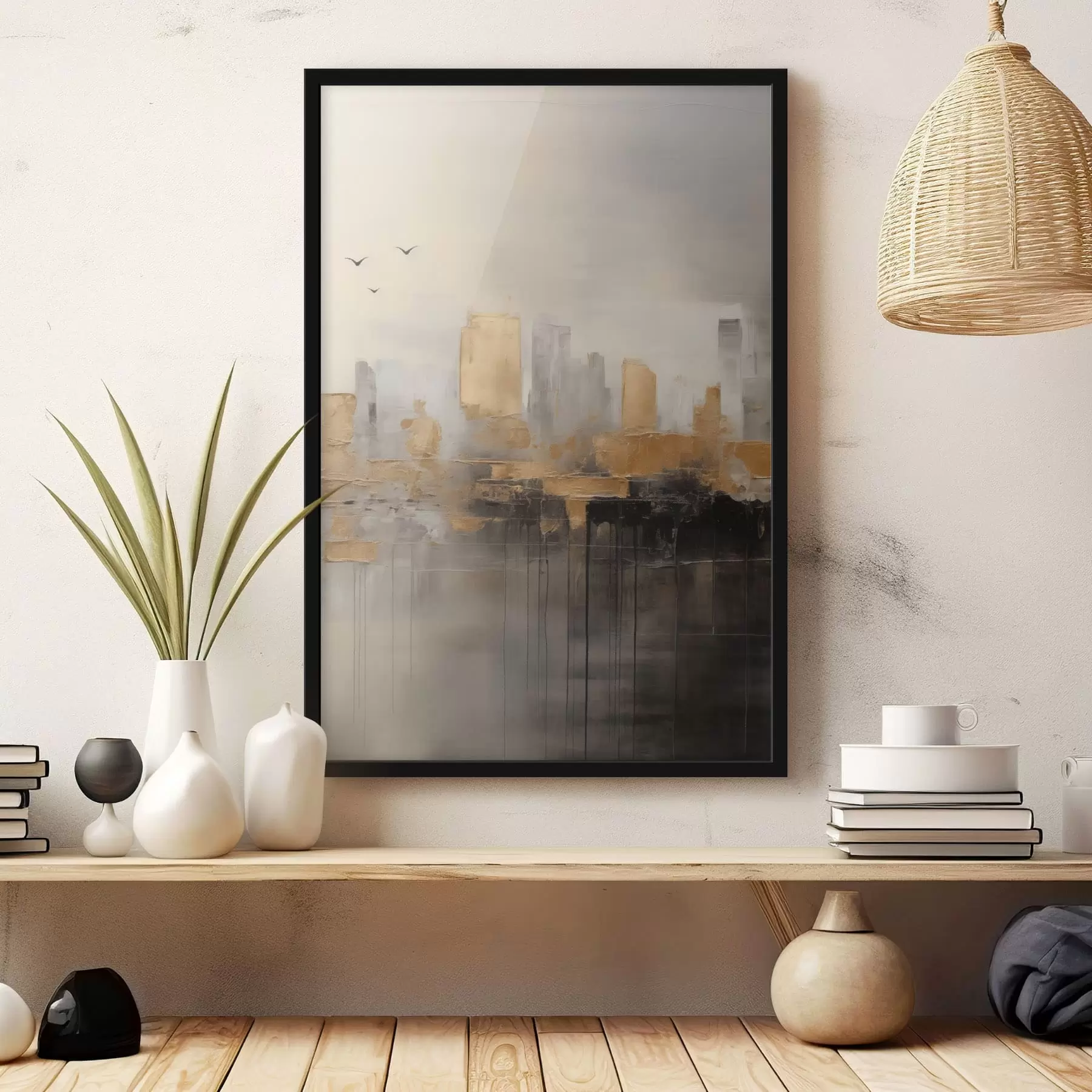 fotószőnyeg Egy város csendes árnyékokban f47673