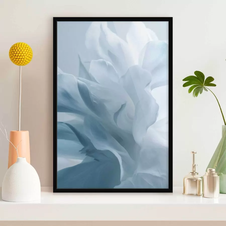 fotószőnyeg kék árnyalatú finom szirmok f47692