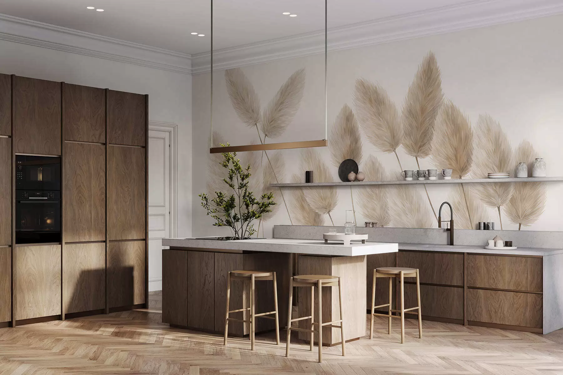 fotószőnyeg Terepi kalászok w05175