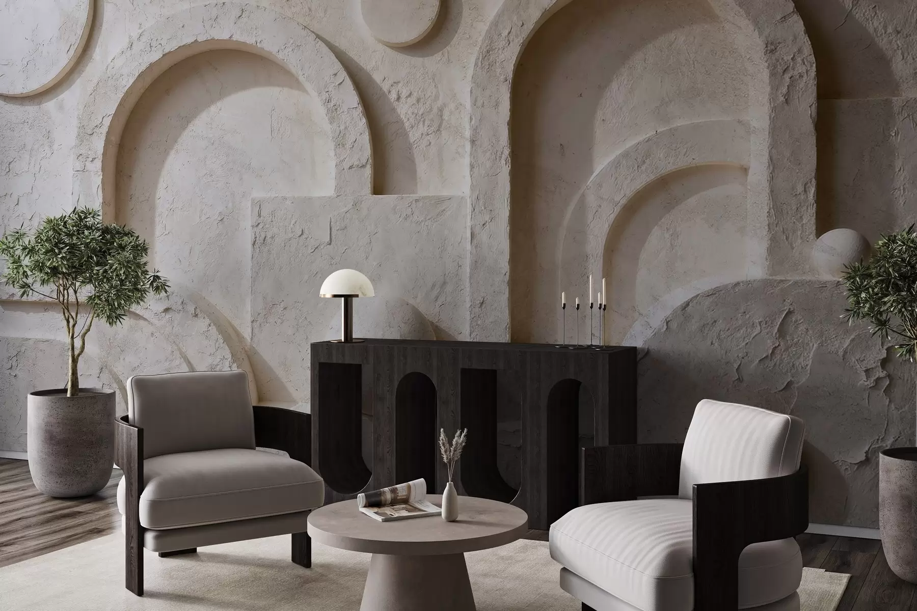 fotószőnyeg Betonból készült térfogati geometria w05186