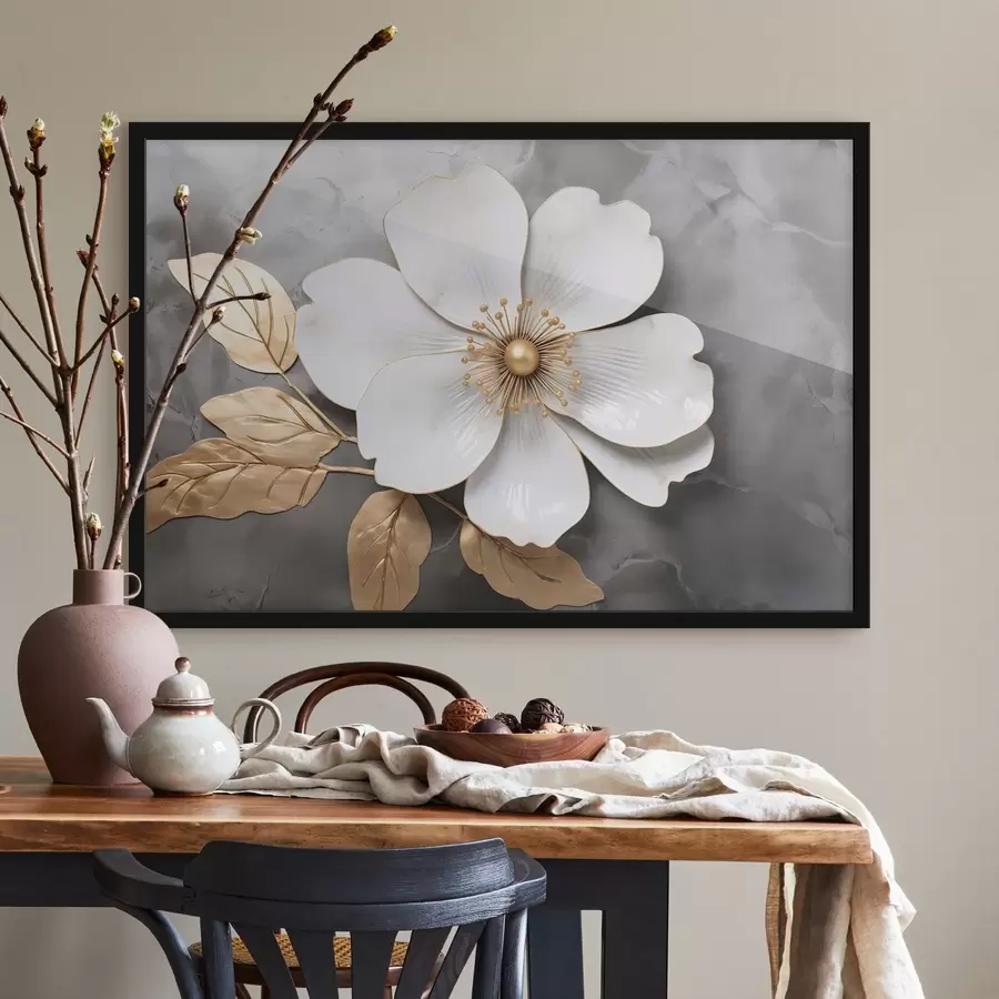 fotószőnyeg Nagy virág f47699