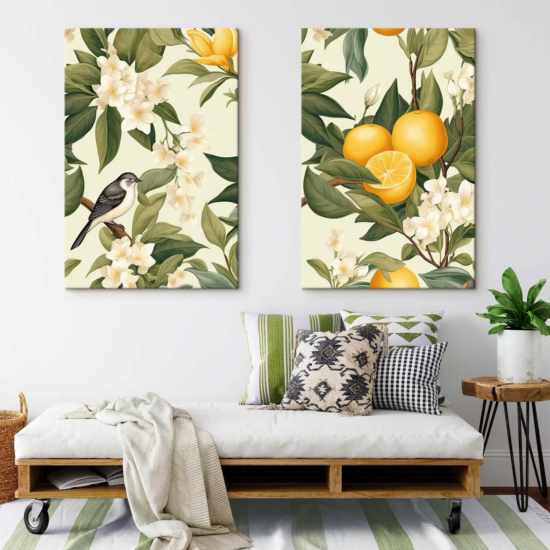 fotótapéta Madár citromágakon m01288