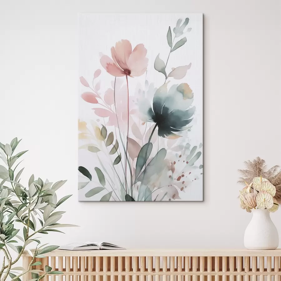 fotótapéta Növényzet utánzat akvarell s47725