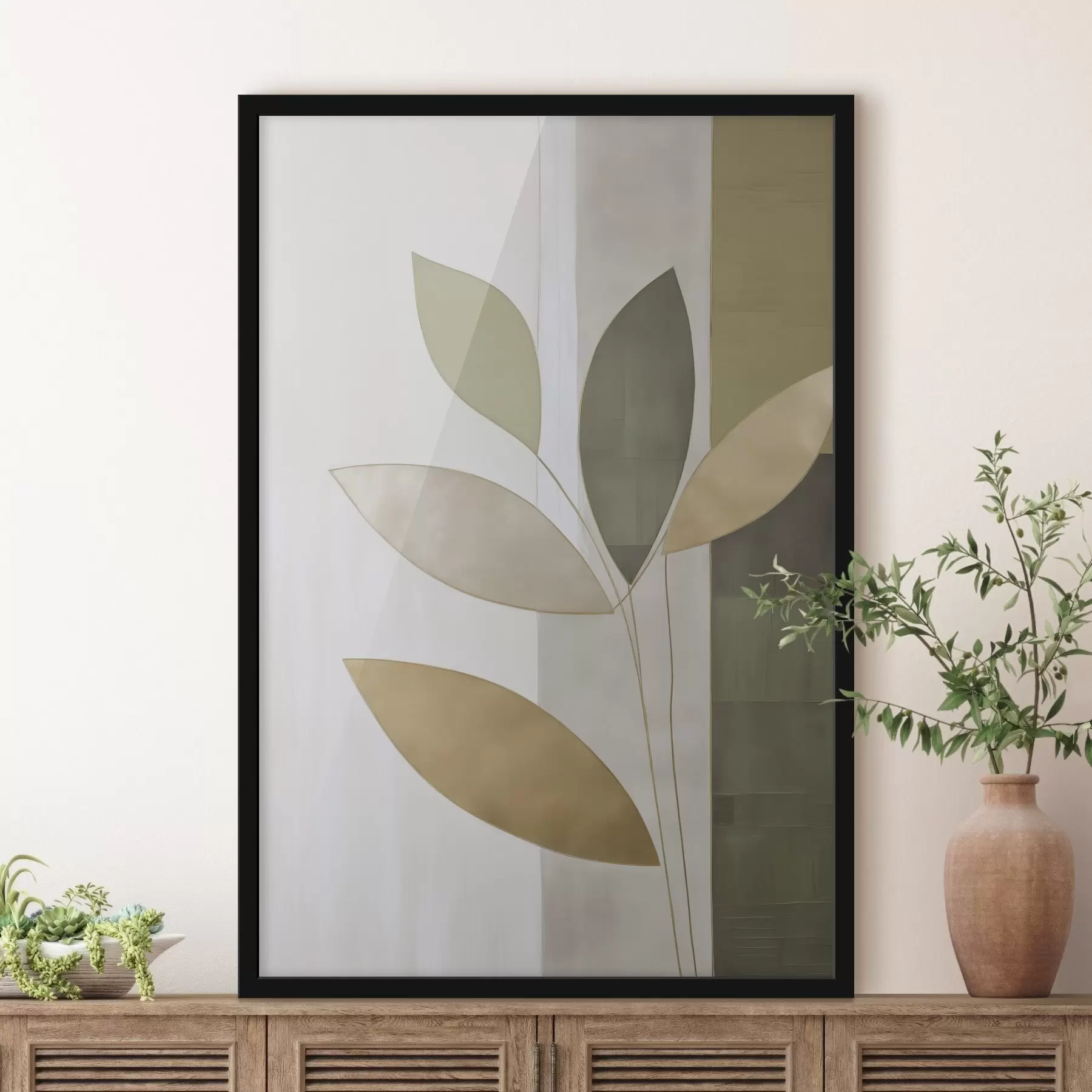 fotószőnyeg Absztrakció levelekkel f47713