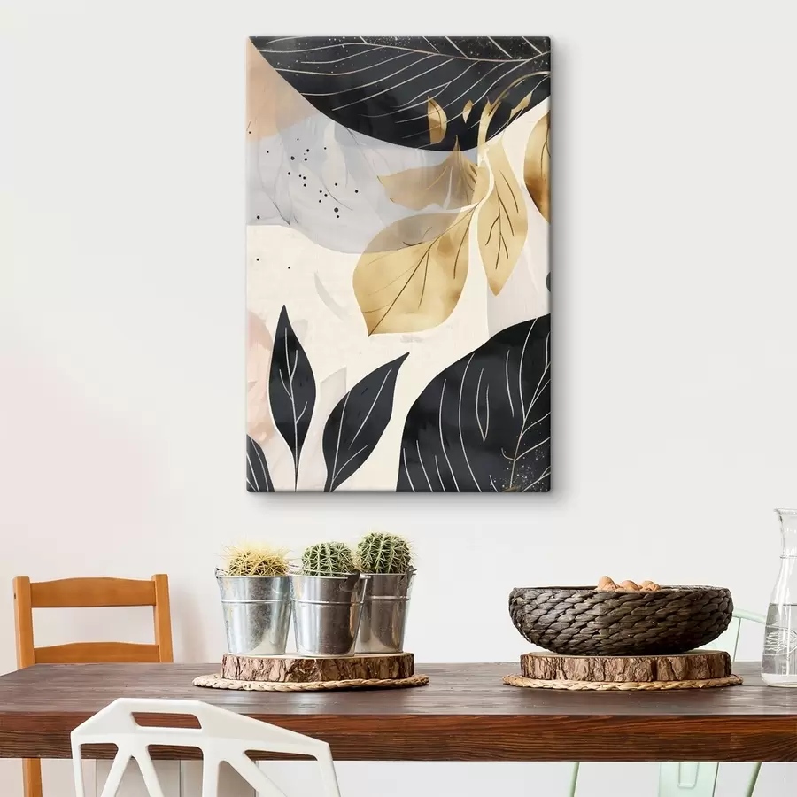 fotótapéta Absztrakt ágak és levelek s47744