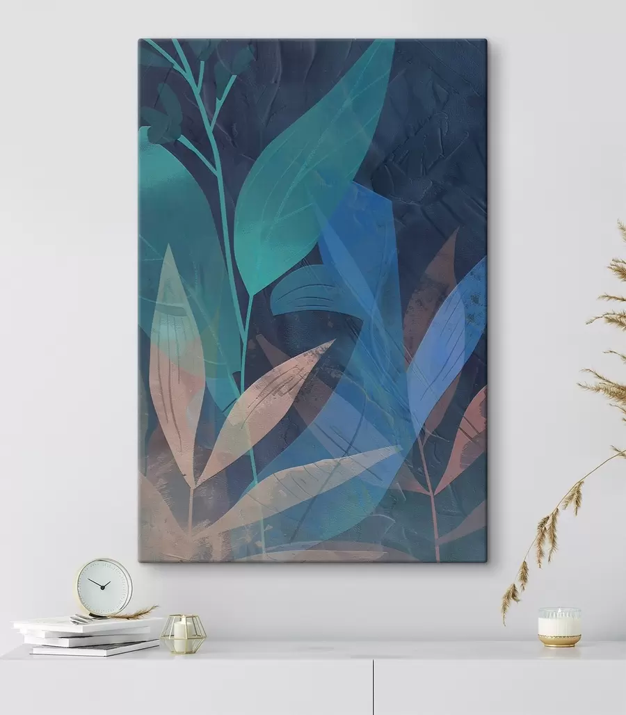 fotótapéta Absztrakt ágak és levelek s47748