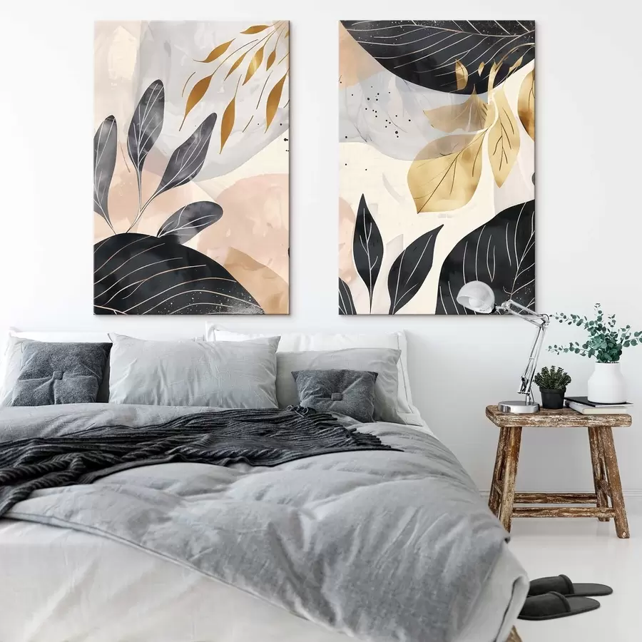 fotótapéta Absztrakt ágak és levelek m01300