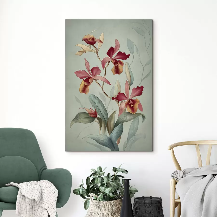 fotótapéta Vintage virágok s47732