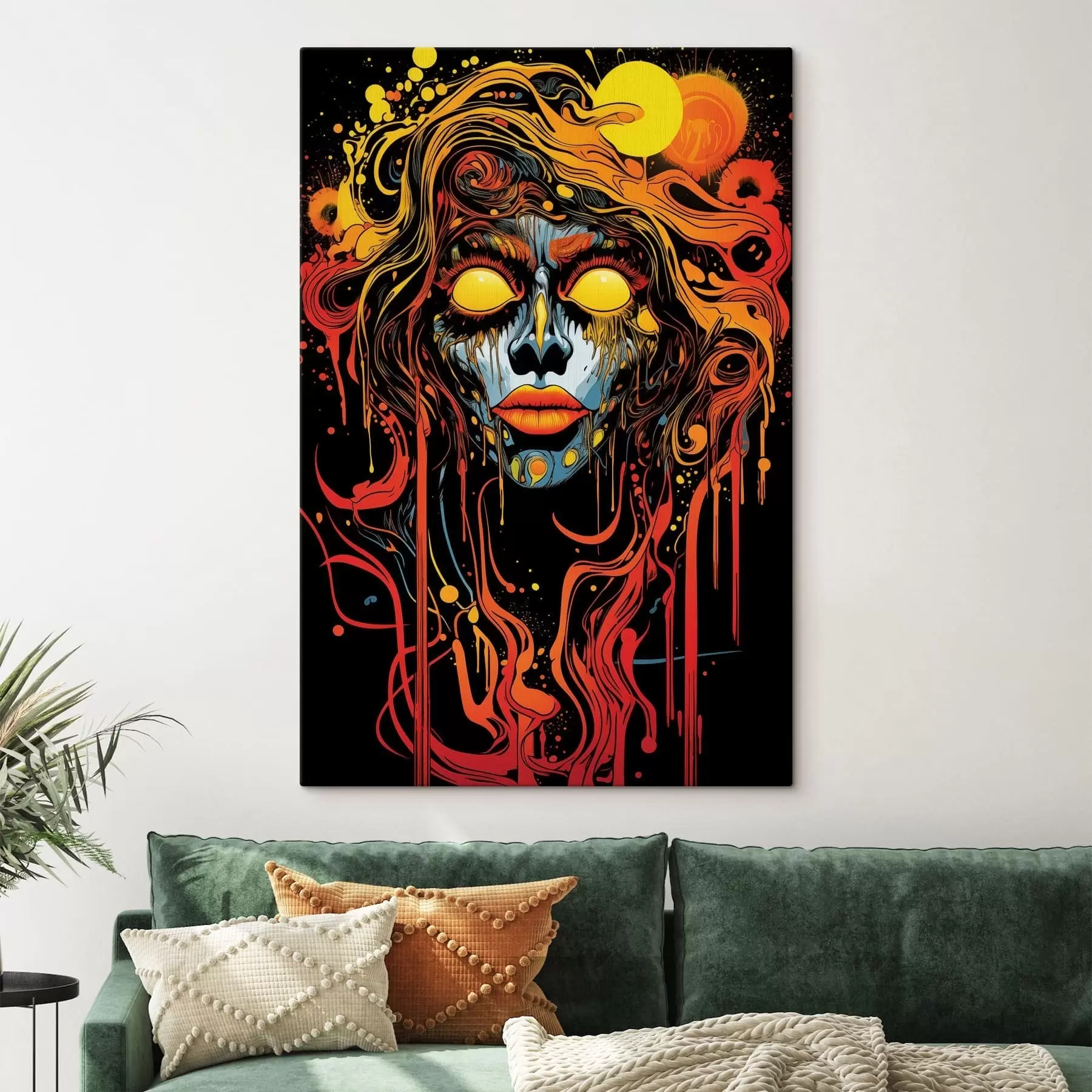 fotótapéta Világos absztrakt portré s47738