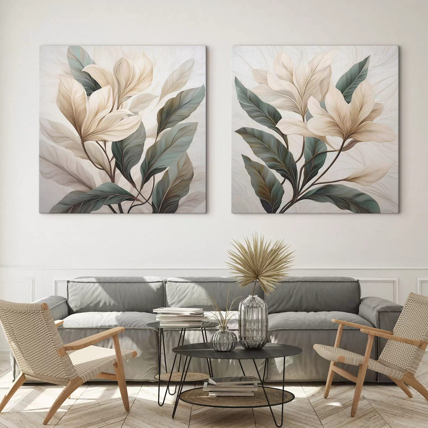 fotótapéta Virágok levelekkel m01271