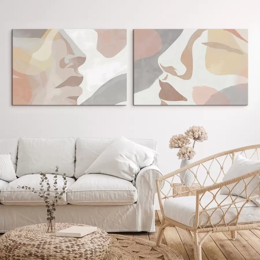 fotótapéta Absztrakt minimalista arcok m01275