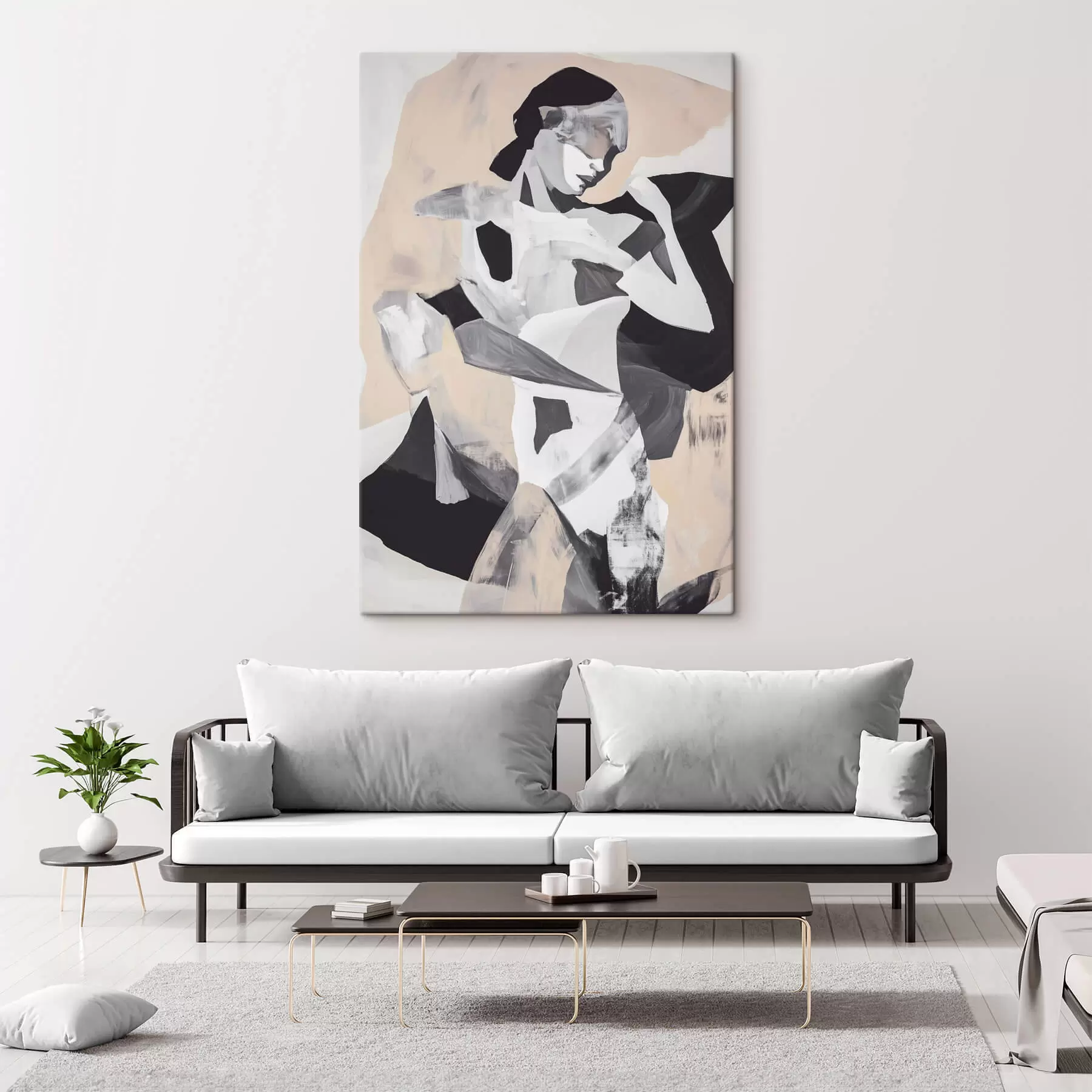 fotótapéta Absztrakt sziluett s47658