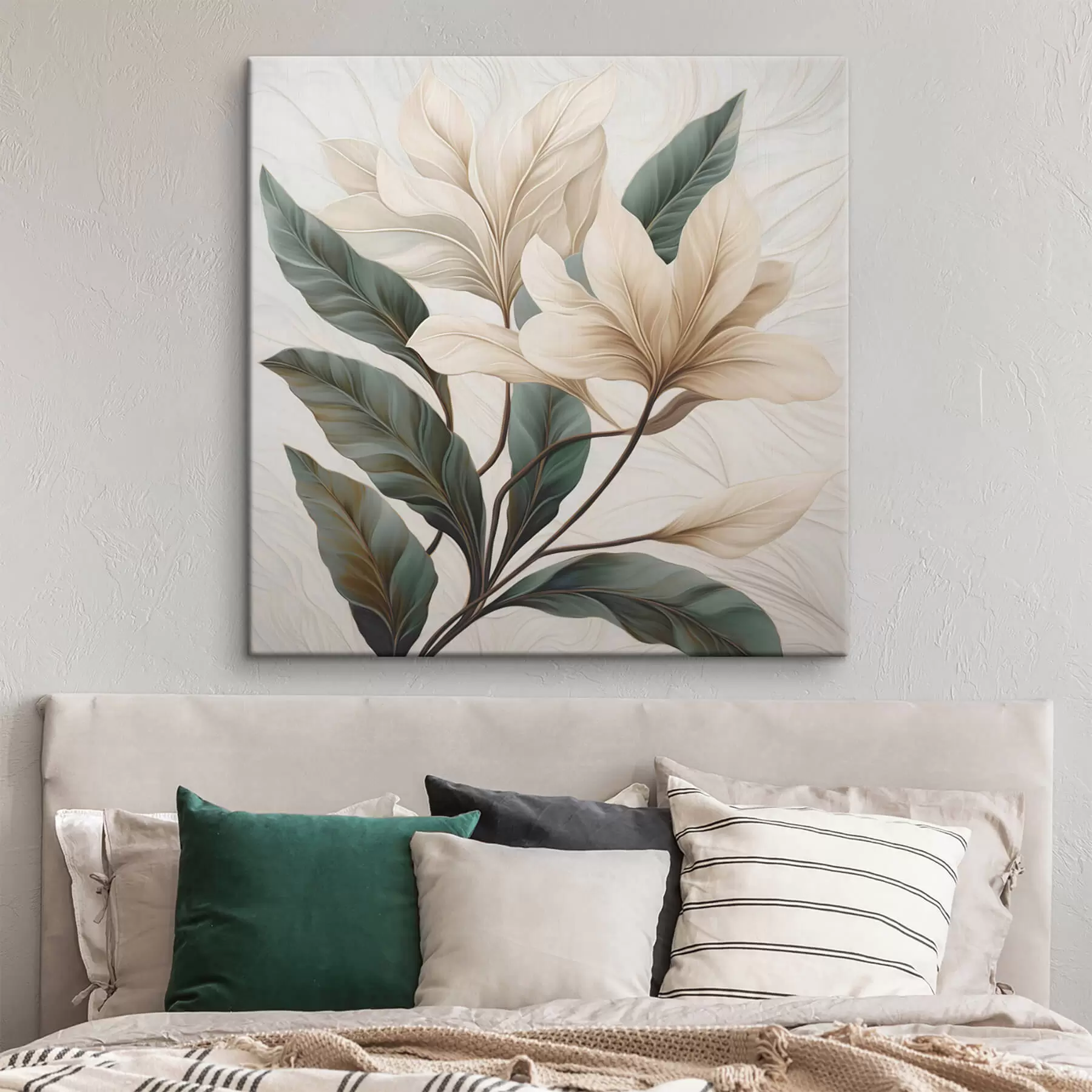 fotótapéta Virágok levelekkel s47669