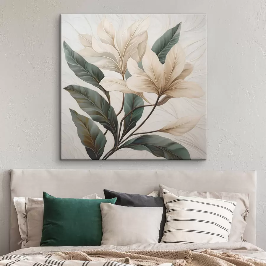 fotótapéta Virágok levelekkel s47669