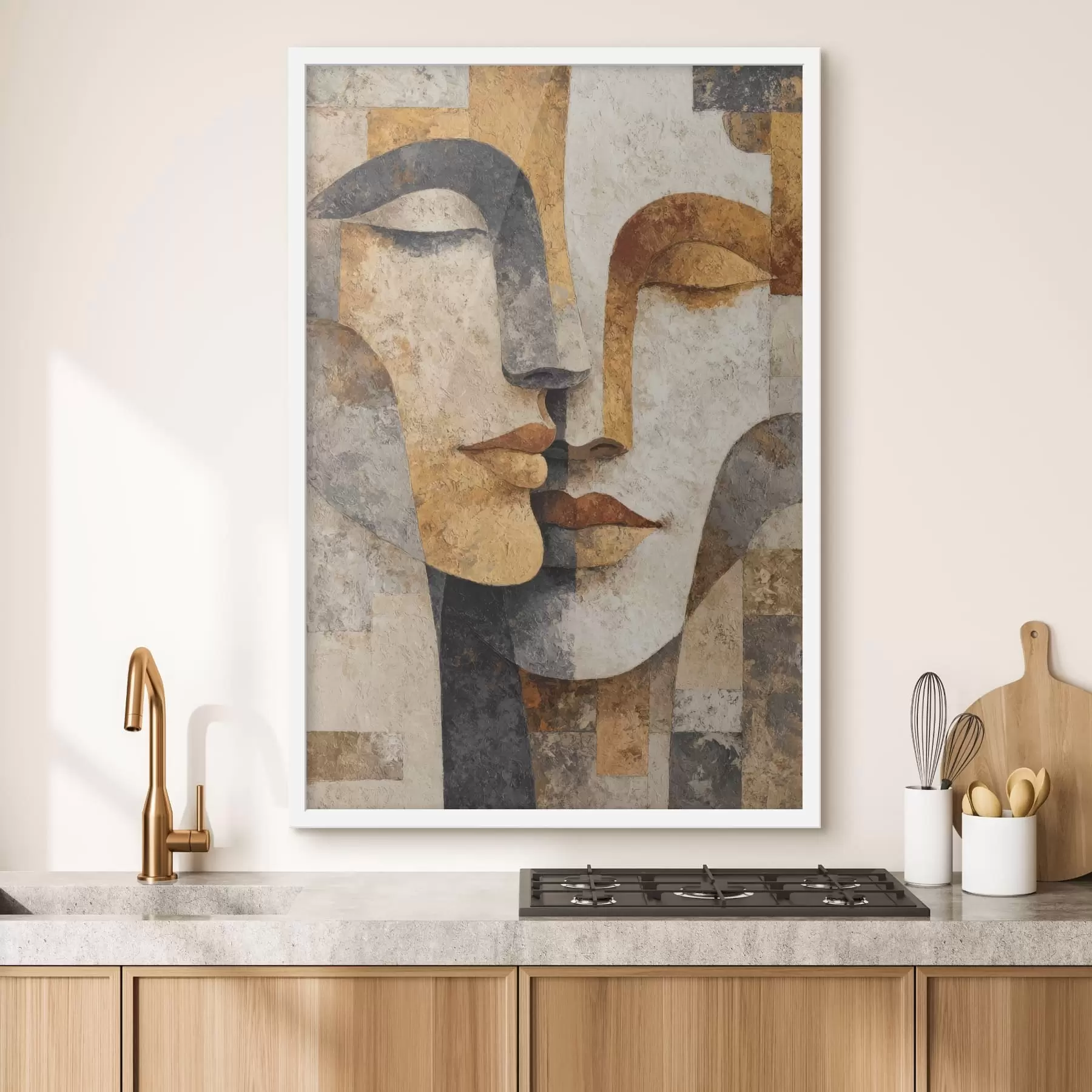 fotószőnyeg Absztrakt portrék f47662