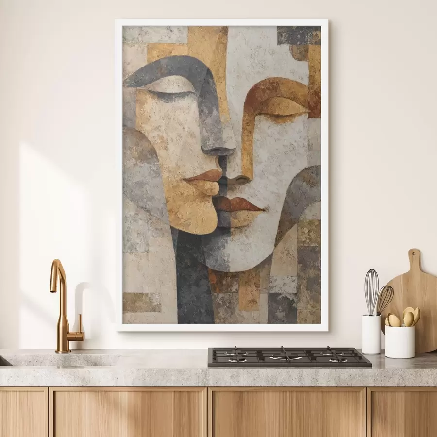 fotószőnyeg Absztrakt portrék f47662