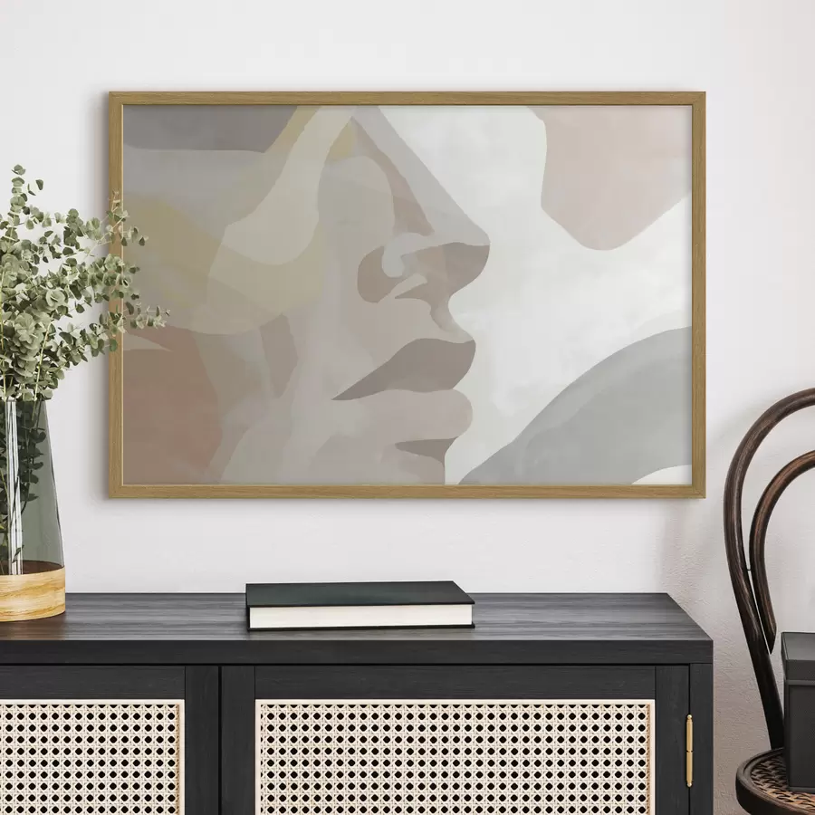 fotószőnyeg Absztrakt minimalista arc f47774