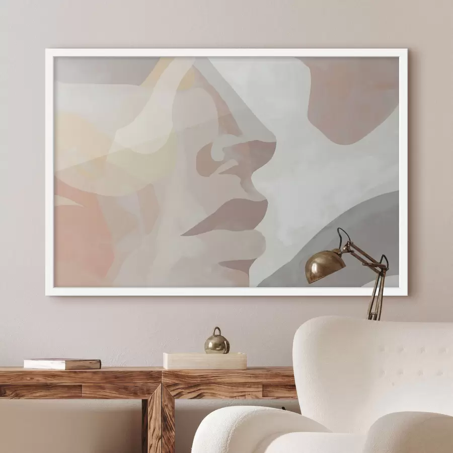 fotószőnyeg Absztrakt minimalista arc f47774