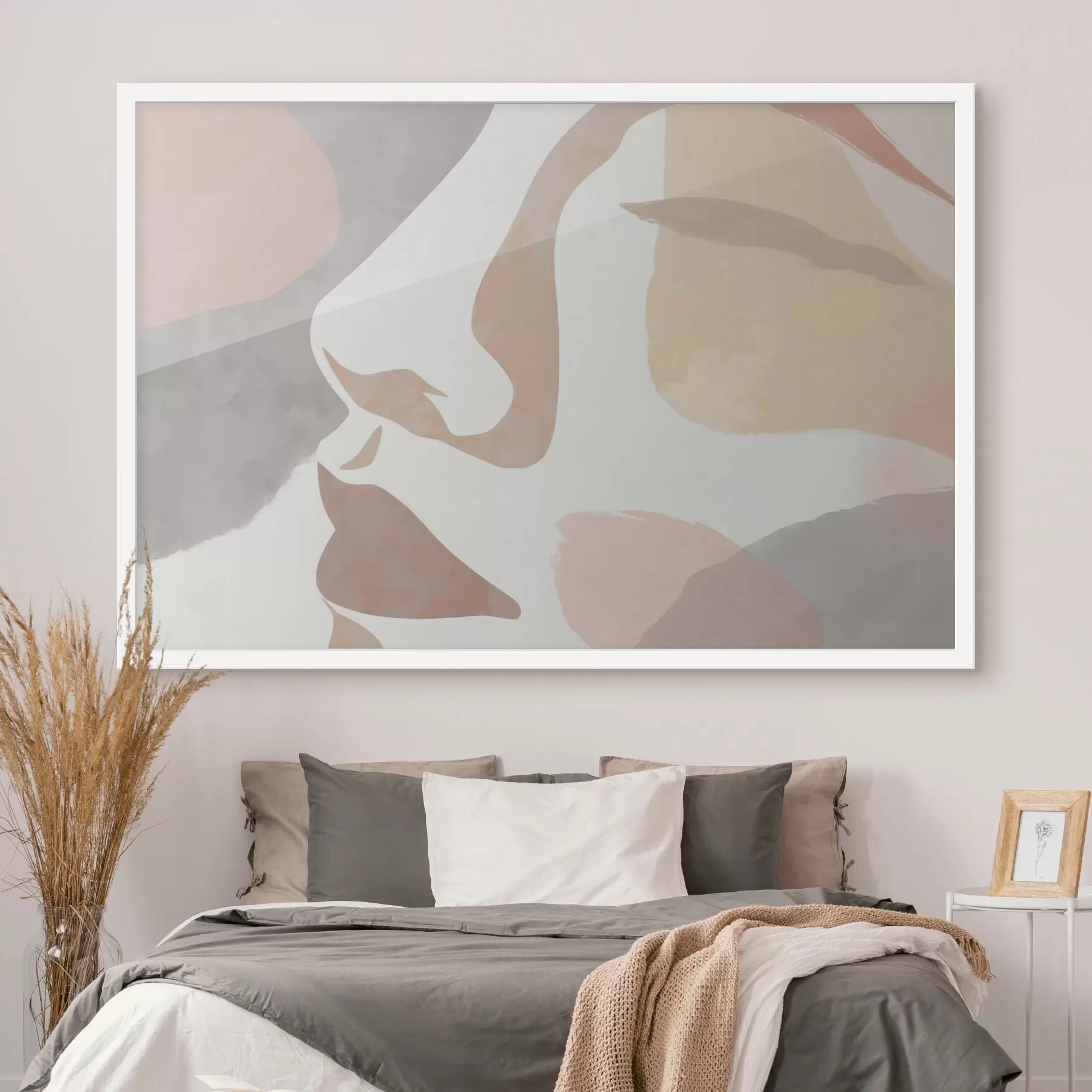 fotószőnyeg Absztrakt minimalista arc f47777