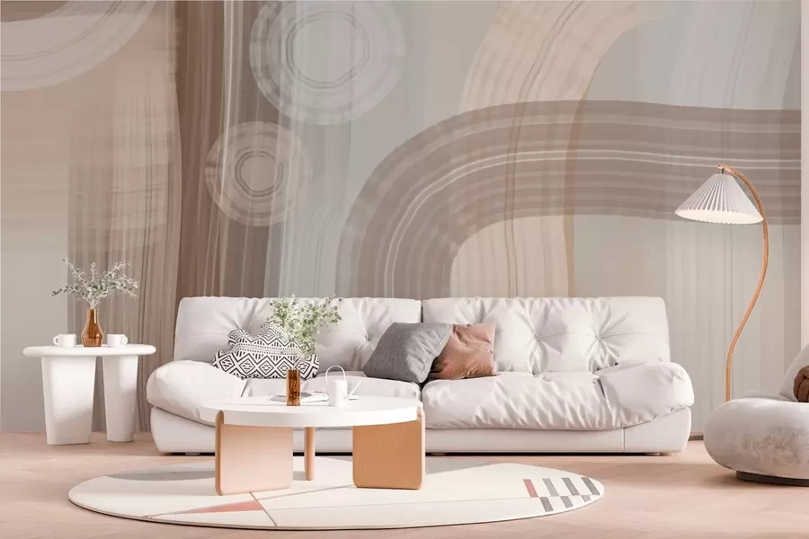 fotószőnyeg modern absztrakció széles ecsetvonások w04876