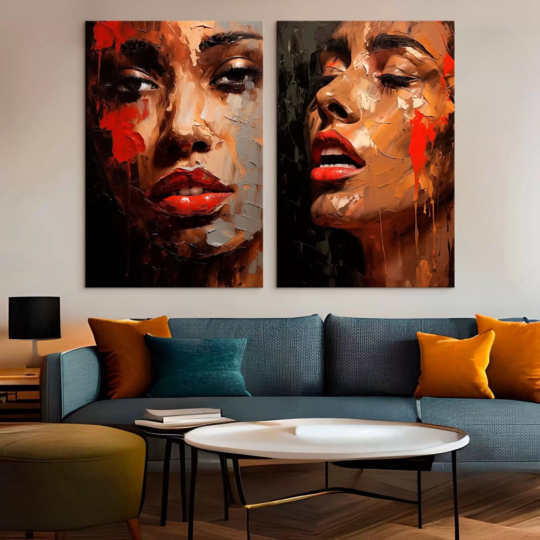 fotótapéta Fragmentált tekintet m01307