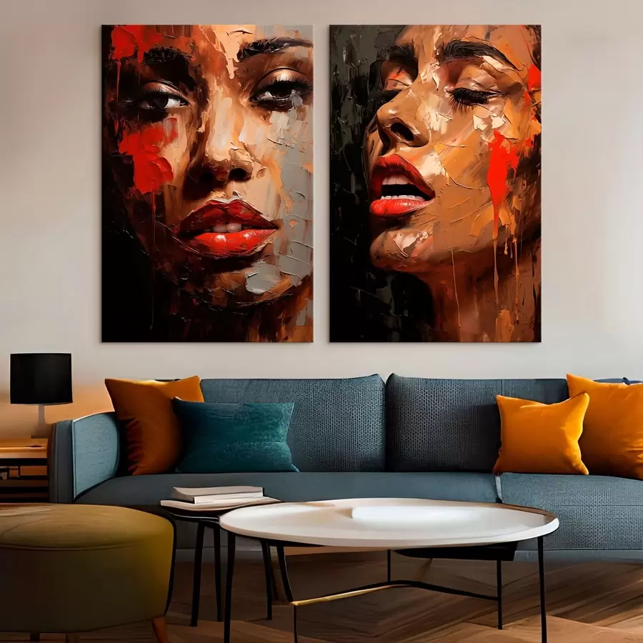 fotótapéta Fragmentált tekintet m01307