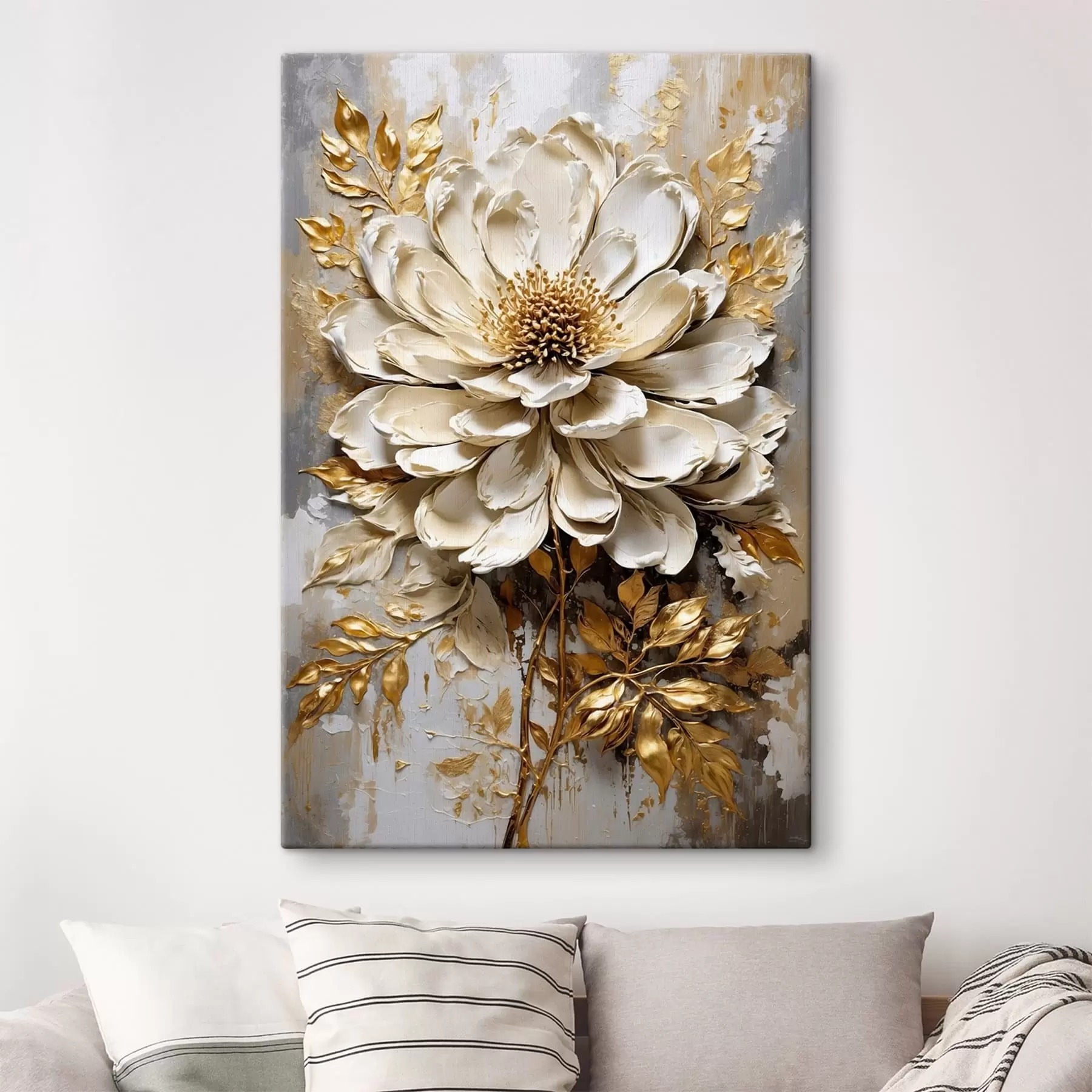 fotótapéta Texturált könnyű virág s47271