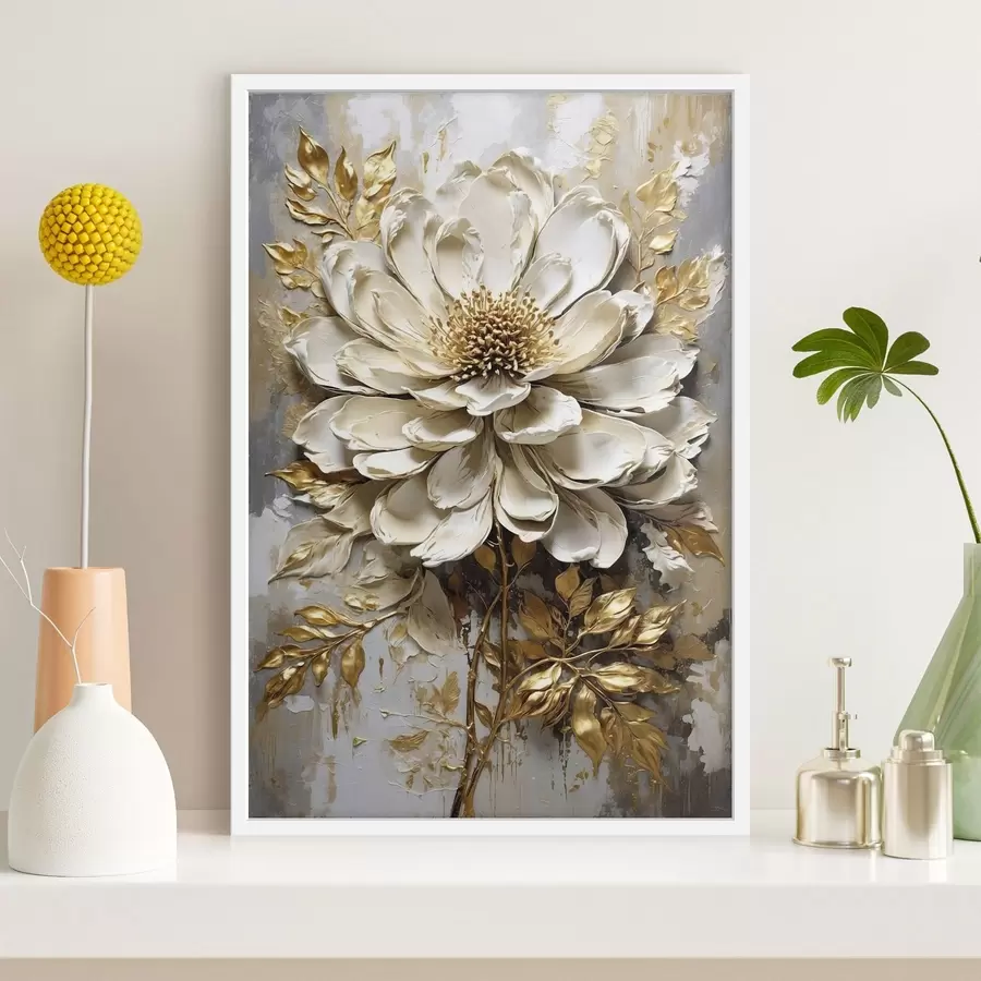 fotószőnyeg Texturált könnyű virág f47271