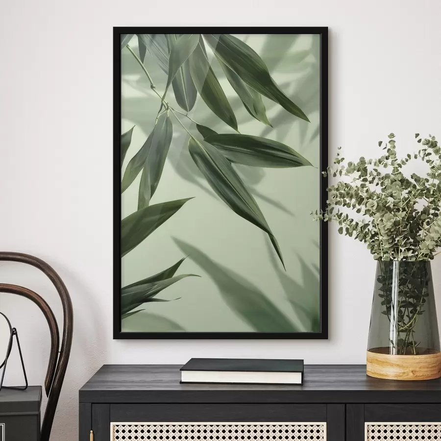 fotószőnyeg Bambuszlevelek f47814