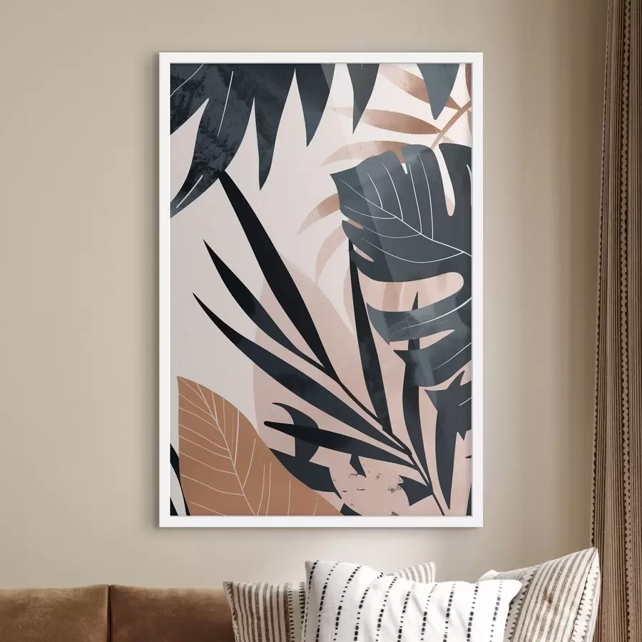 fotószőnyeg Trópusi levelek változatossága f47822