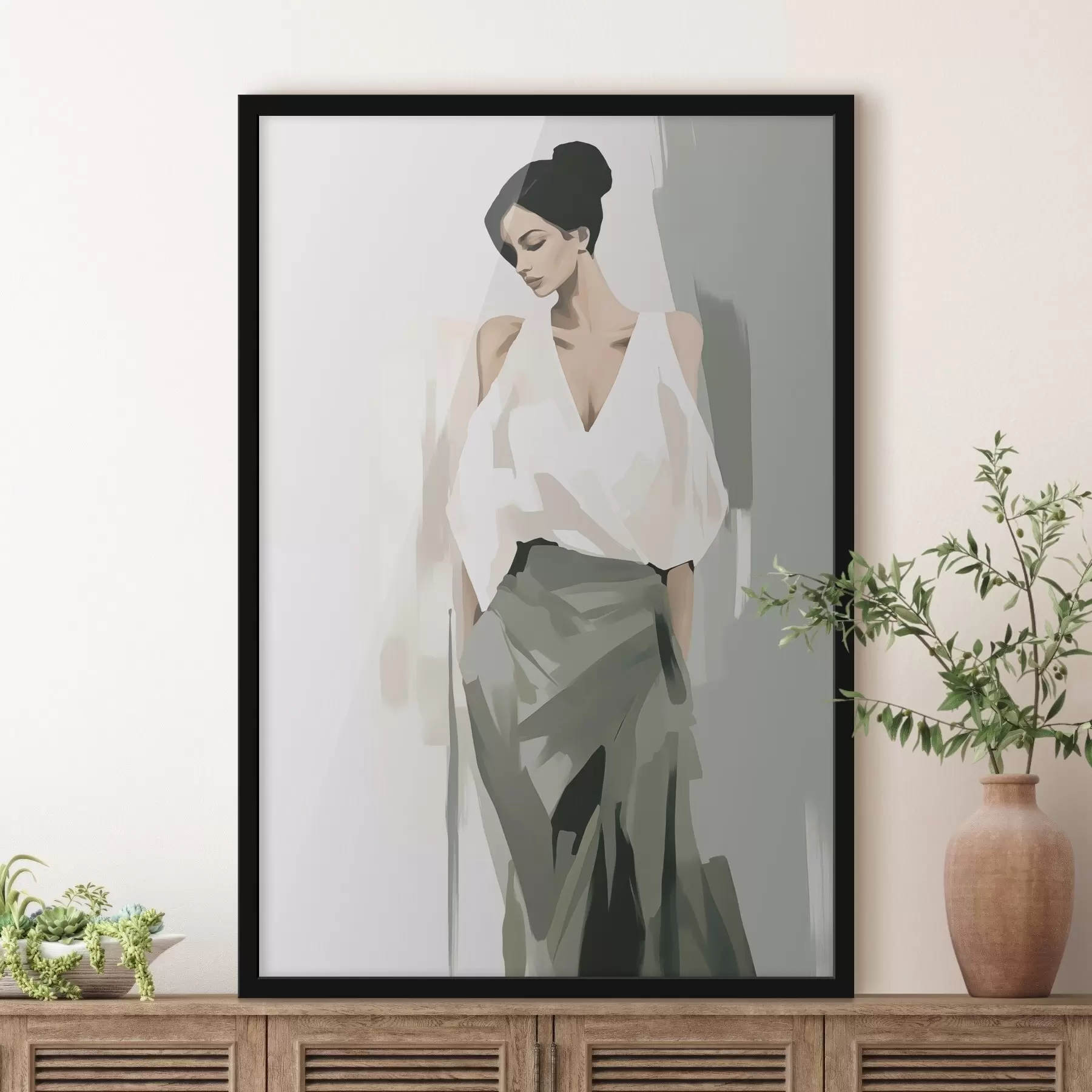 fotószőnyeg Fiatal nő f47798