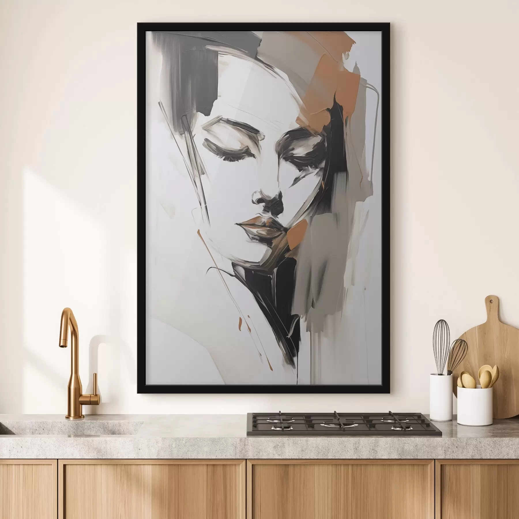 fotószőnyeg Absztrakt portré f47800