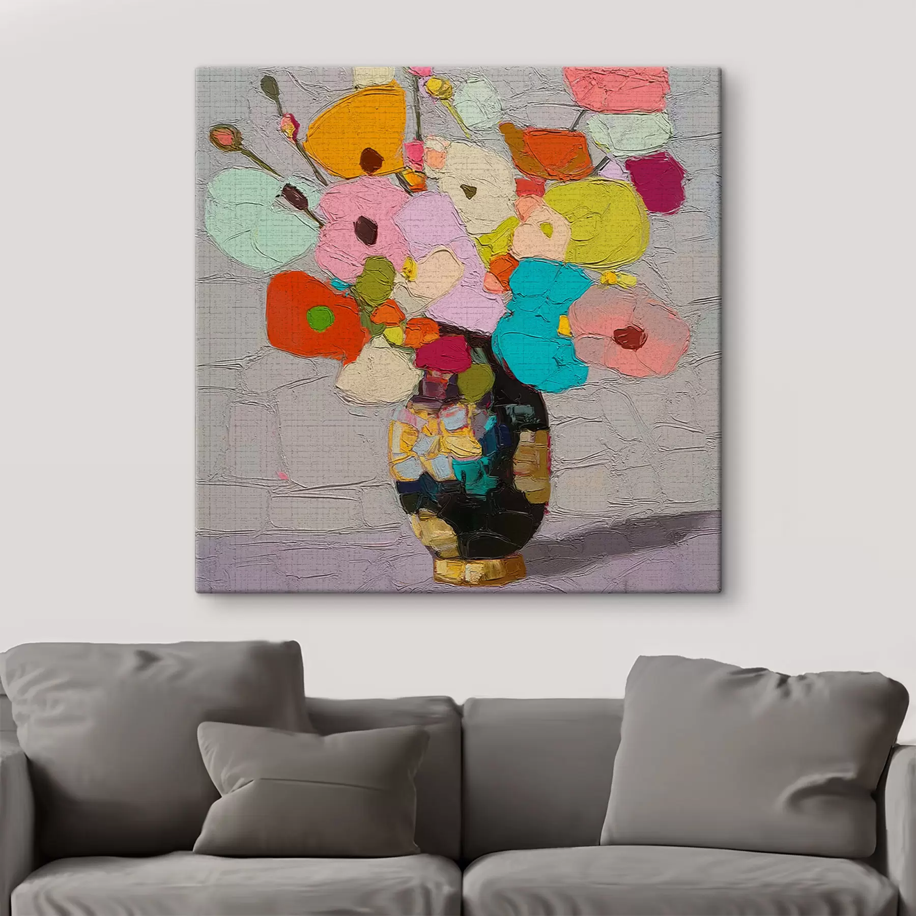 fotótapéta Virágkompozíció vázában s47827