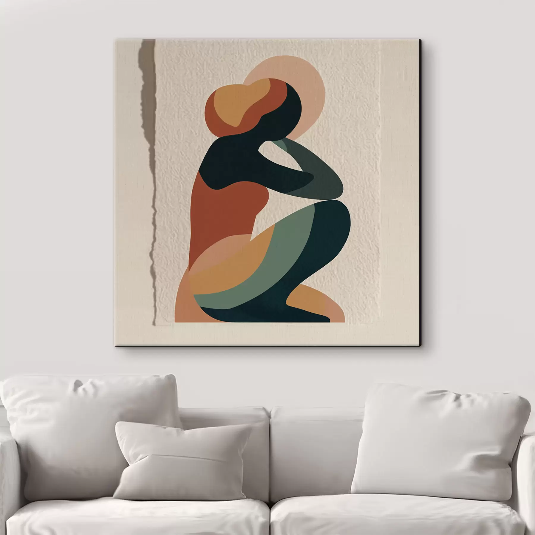 fotótapéta Ülő emberi alak s47840