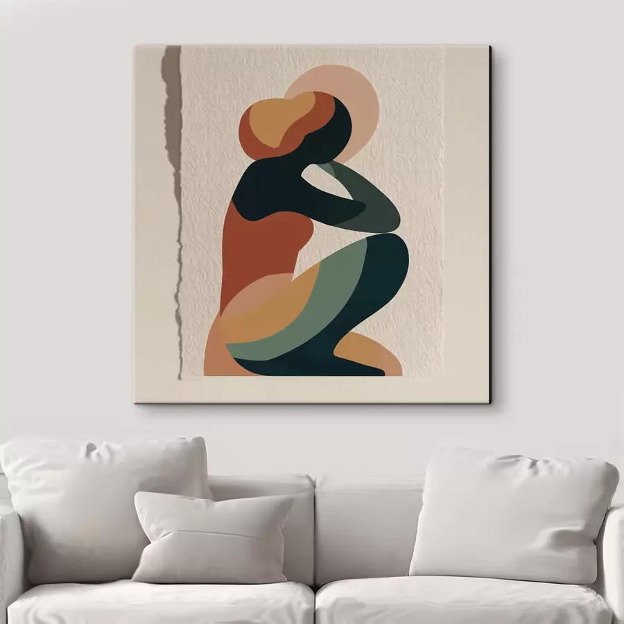 fotótapéta Ülő emberi alak s47840