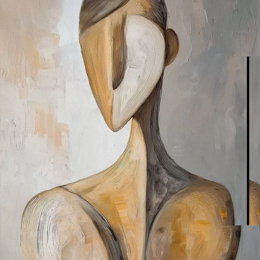 fotószőnyeg Stilizált női alak f47838